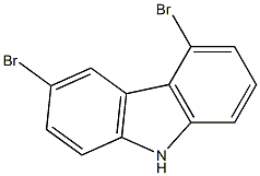 3,5-Dibromo-9H-carbazole,,结构式