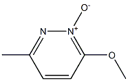 3-Methoxy-6-methylpyridazine 2-oxide Struktur