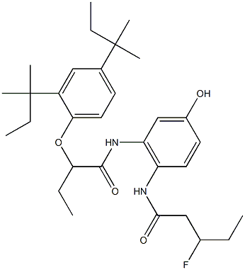 4-(3-Fluoropentanoylamino)-5-[2-(2,4-di-tert-amylphenoxy)butyrylamino]phenol|