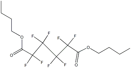 Octafluoroadipic acid dibutyl ester Structure