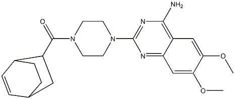 4-Amino-2-[4-[(bicyclo[2.2.2]oct-2-en-5-yl)carbonyl]-1-piperazinyl]-6,7-dimethoxyquinazoline