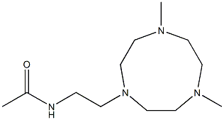 3-[2-(Acetylamino)ethyl]-6,9-dimethyl-3,6,9-triazacyclononane Structure