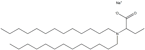 2-(Ditridecylamino)butyric acid sodium salt|