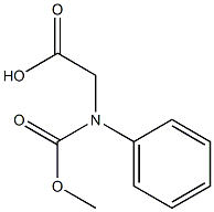 N-(Methoxycarbonyl)-D-phenylglycine Structure