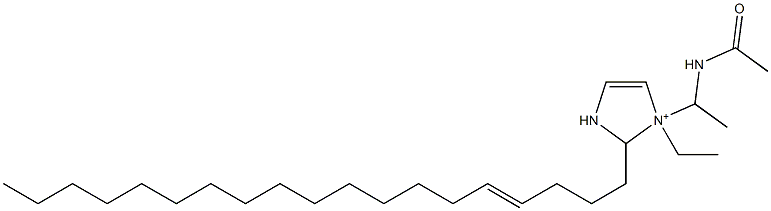  1-[1-(Acetylamino)ethyl]-1-ethyl-2-(4-nonadecenyl)-4-imidazoline-1-ium