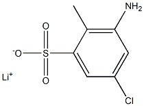 3-Amino-5-chloro-2-methylbenzenesulfonic acid lithium salt