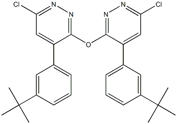 (3-tert-Butylphenyl)(6-chloro-3-pyridazinyl) ether Structure