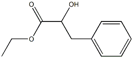 2-ヒドロキシ-3-フェニルプロピオン酸エチル 化学構造式