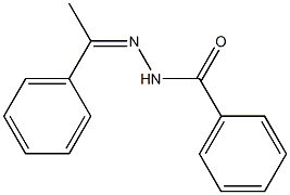 N2-(1-Phenylethylidene)benzhydrazide,,结构式