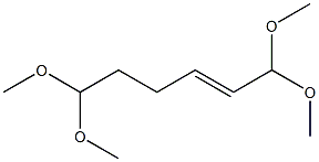 1,1,6,6-Tetramethoxy-2-hexene Structure