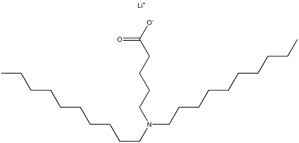 5-(Didecylamino)valeric acid lithium salt Structure