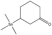 3-(Trimethylstannyl)cyclohexanone Struktur