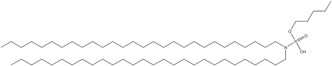 N,N-Dioctacosylamidophosphoric acid hydrogen pentyl ester 结构式