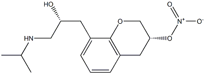  Nitric acid (3R)-8-[(2R)-2-hydroxy-3-(1-methylethyl)aminopropyl]chroman-3-yl ester