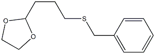 2-[3-(Benzylthio)propyl]-1,3-dioxolane Structure