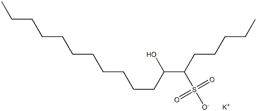 7-Hydroxyoctadecane-6-sulfonic acid potassium salt|