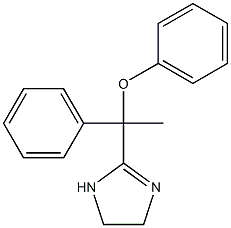 2-[1-(Phenoxy)-1-(phenyl)ethyl]-2-imidazoline Structure