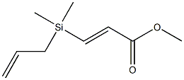 (E)-4,4-Dimethyl-4-sila-2,6-heptadienoic acid methyl ester