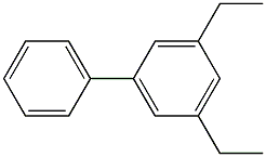 3,5-ジエチル-1,1'-ビフェニル 化学構造式