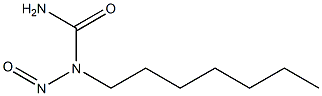 1-Heptyl-1-nitrosourea,,结构式