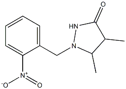  4,5-Dimethyl-1-(2-nitrobenzyl)pyrazolidin-3-one