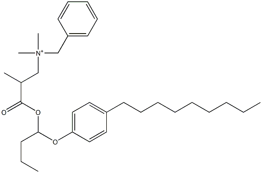 N,N-Dimethyl-N-benzyl-N-[2-[[1-(4-nonylphenyloxy)butyl]oxycarbonyl]propyl]aminium