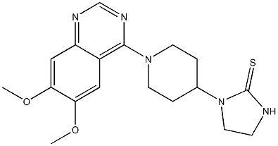  1-[1-(6,7-Dimethoxyquinazolin-4-yl)piperidin-4-yl]imidazolidine-2-thione