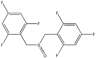 2,4,6-Trifluorophenyl(methyl) sulfoxide,,结构式