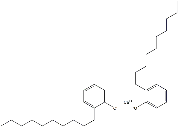 Calcium bis(2-decylphenolate) Structure
