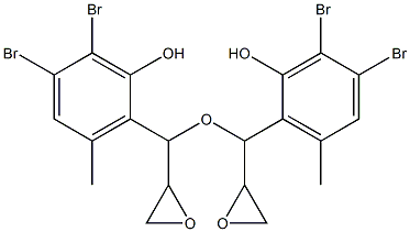  3,4-Dibromo-6-methyl-2-hydroxyphenylglycidyl ether