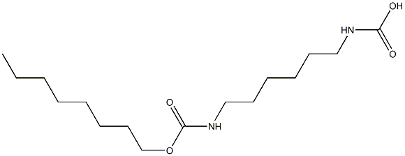 1,6-Hexanediylbis(carbamic acid octyl) ester Struktur