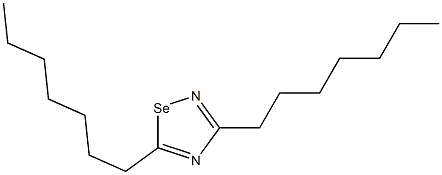 3,5-Bis(heptyl)-1,2,4-selenadiazole Structure