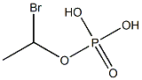 Phosphoric acid dihydrogen (1-bromoethyl) ester,,结构式
