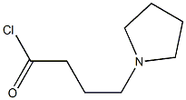 1-Pyrrolidinebutanoic acid chloride Structure