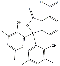 1,3-Dihydro-1,1-bis(2-hydroxy-3,5-dimethylphenyl)-3-oxoisobenzofuran-4-carboxylic acid