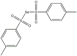 Bis(4-methylphenylsulfonyl) selenide Structure