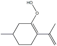 p-Mentha-3,8-dien-3-yl hydroperoxide Structure