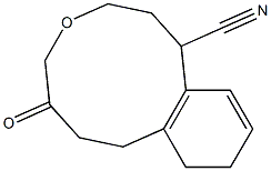  1-Cyano-1,2,3,4,6,7,8,9-octahydro-5-benzoxacycloundecin-6-one