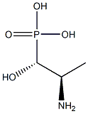 [(1R,2R)-1-ヒドロキシ-2-アミノプロピル]ホスホン酸 化学構造式