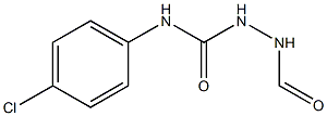 N-[[(4-クロロフェニル)カルバモイル]アミノ]ホルムアミド 化学構造式