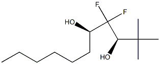 (3R,5R)-4,4-Difluoro-2,2-dimethylundecane-3,5-diol Structure