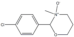 2-(4-Chlorophenyl)-3-methyl-tetrahydro-2H-1,3-oxazine 3-oxide