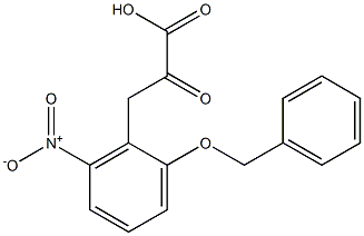 3-(2-Benzyloxy-6-nitrophenyl)-2-oxopropionic acid,,结构式