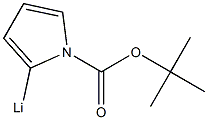 2-Lithio-1H-pyrrole-1-carboxylic acid tert-butyl ester,,结构式