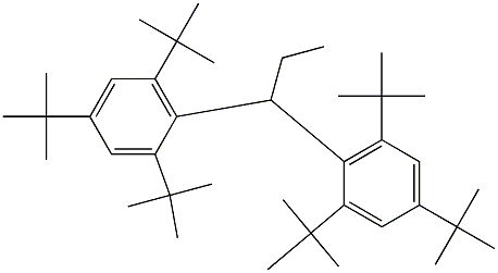 1,1-Bis(2,4,6-tri-tert-butylphenyl)propane Structure