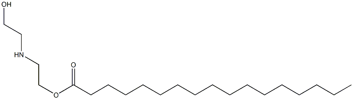 Heptadecanoic acid 2-[(2-hydroxyethyl)amino]ethyl ester 结构式