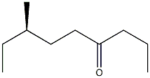 [R,(-)]-7-Methylnonane-4-one Structure