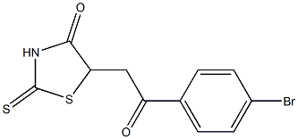 Dihydro-2-thioxo-5-[(4-bromophenyl)carbonylmethyl]thiazol-4(5H)-one