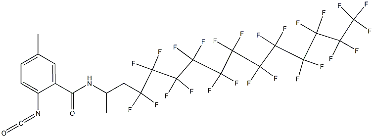 2-Isocyanato-5-methyl-N-[2-(pentacosafluorododecyl)-1-methylethyl]benzamide|