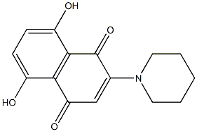 2-Piperidino-5,8-dihydroxynaphthalene-1,4-dione